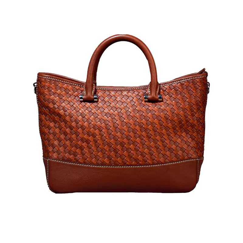Kootud nahast Crossbody kott